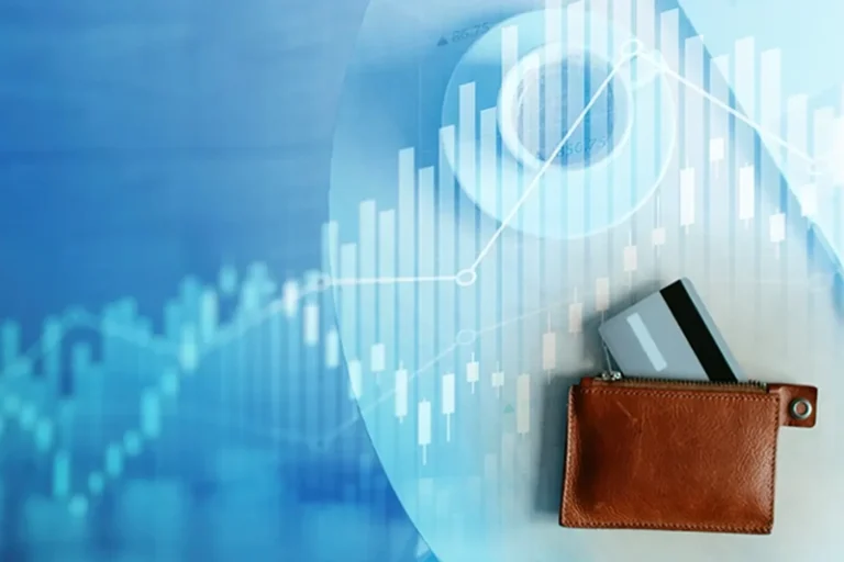 Graphical image of a wallet on a tablet